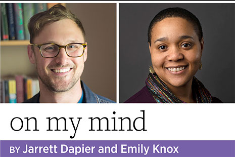 On My Mind, by Jarrett Dapier and Emily Knox