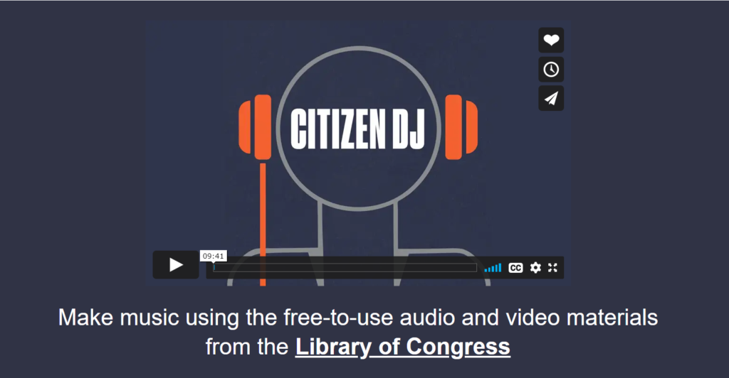 Screenshot of Citizen DJ