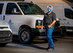 Brandon Milligan, delivery manager at Pima County (Ariz.) Public Library, used the library’s vehicles to distribute personal protective equipment and meals during the lockdown portion of the pandemic. <span class="credit"></noscript>Photo: Randy Metcalf/Pima County (Ariz.) Communications </span>” width=”300″ height=”219″ srcset=”https://temilib.nasniconsultants.com/wp-content/uploads/2021/03/the-road-to-normal-2.jpg 300w, https://temilib.nasniconsultants.com/wp-content/uploads/2021/03/the-road-to-normal-7.jpg 350w” sizes=”(max-width: 300px) 100vw, 300px”><figcaption id=