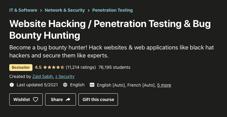 Website Hacking/Penetration Testing
