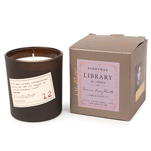 Louisa May Alcott candle from the Paddywax Library Collection (Photo: Paddywax)