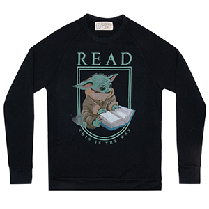 Grogu READ sweatshirt Photo: Out of Print