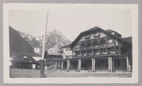 Famous hotel in Berchtesgaden Germany; March 1946
