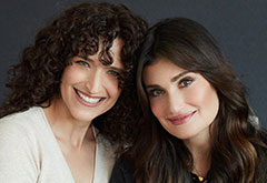 Cara Mentzel (left) and Idina Menzel.