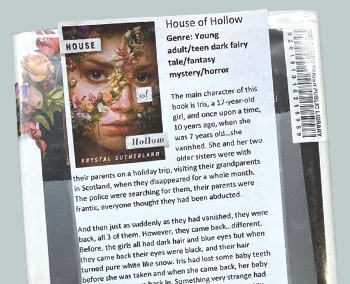 Written copy of a book talk for House of Hollow.