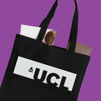 A UCL tote bag